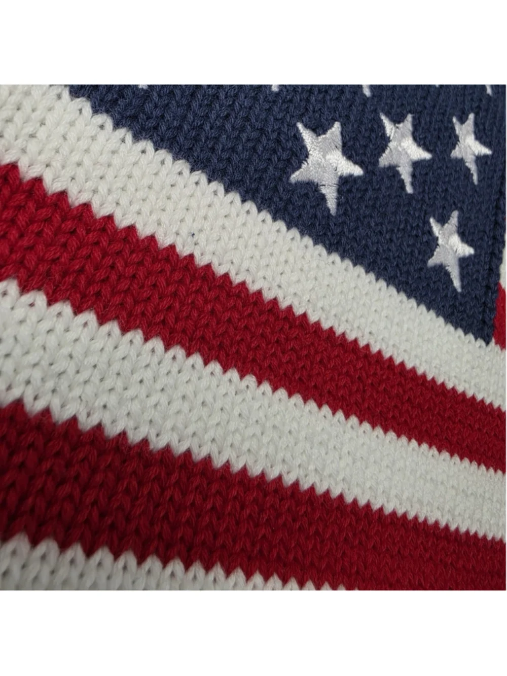 NWT Polo Ralph Lauren Men’s M American Flag Cotton Cashmere Sweater Vest Navy